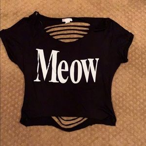 “Meow” shirt